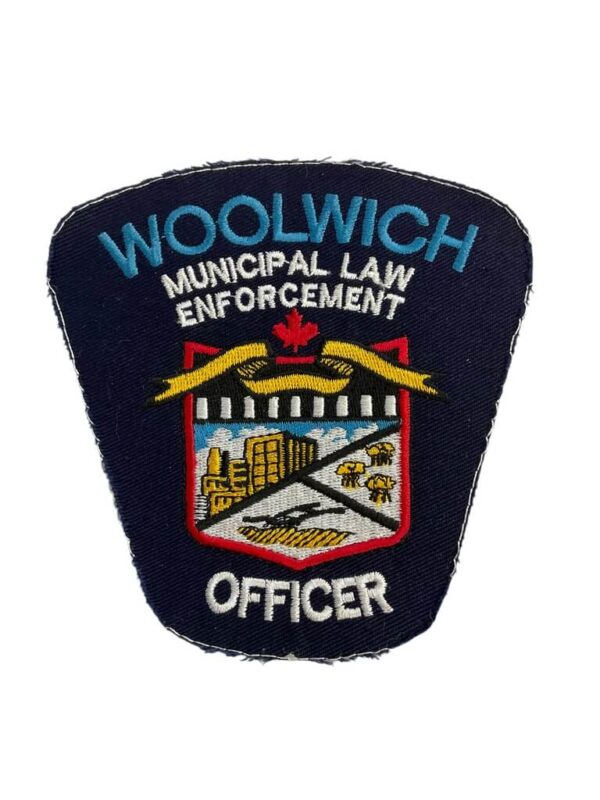 Canadian Woolwich Ontario Municipal Law Enforcement Office Police Patch