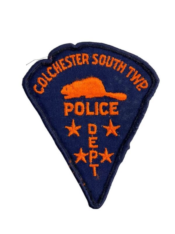 Canadian Colchester Ontario South Township Blue Border Police Patch