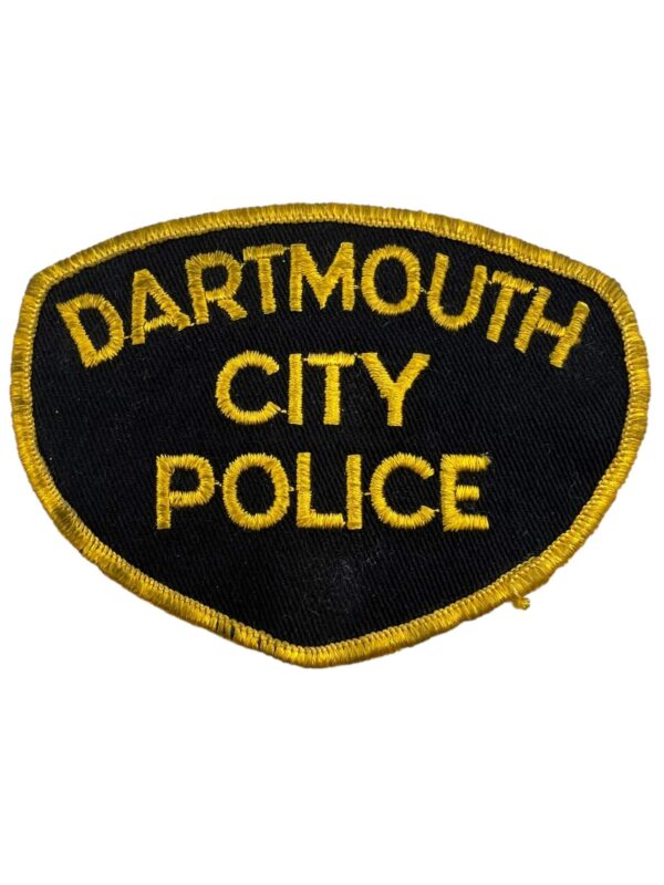 Canadian Dartmouth City Nova Scotia Yellow Border Police Patch