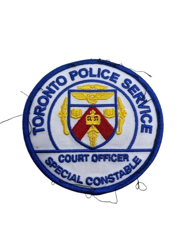 Canadian Toronto Police Service Court Officer Special Constable Patch ...