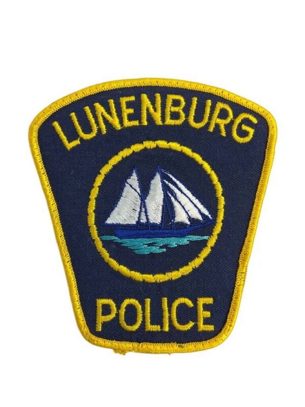 Canadian Lunenburg Nova Scotia Yellow Border Police Patch