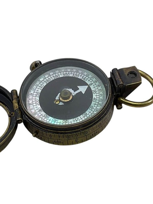 WW1 British BEF Officers Compass in Case Dated 1916 - Image 5