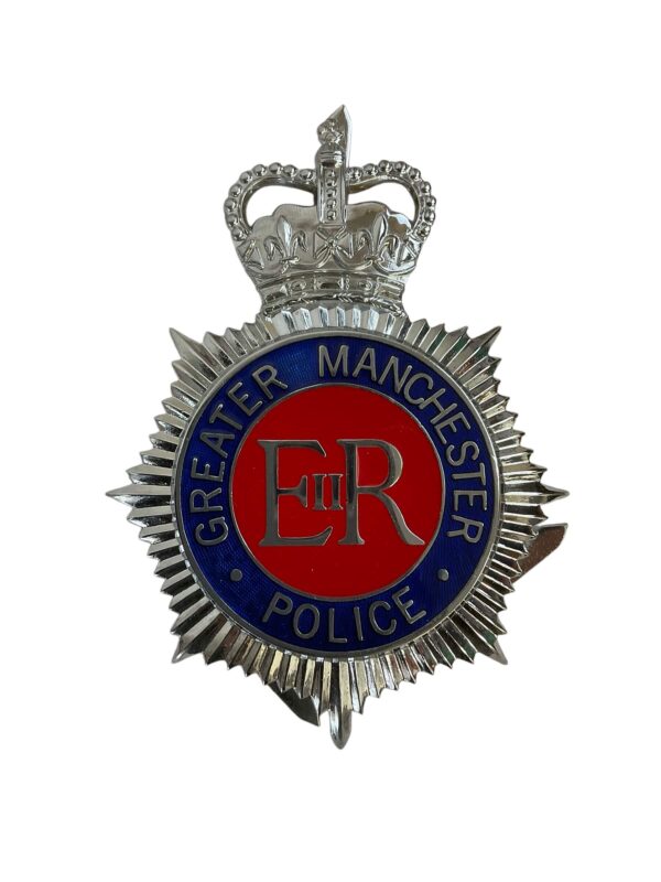 British Greater Manchester Police Helmet Plate