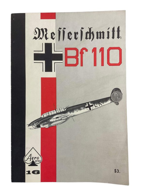 WW2 German Luftwaffe Messerschmidt Bf 110 Aero Series No 16 Used Softcover Reference Book