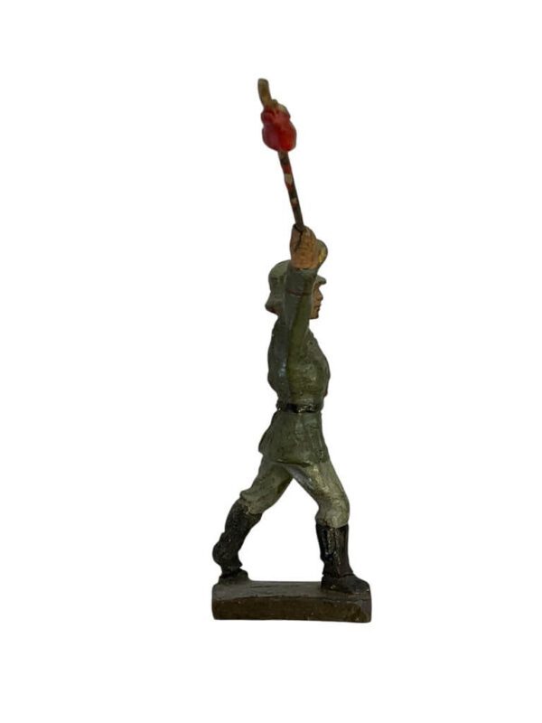 WW2 German Army Heer Bandsman With Baton Lineol Toy Soldier - Image 3