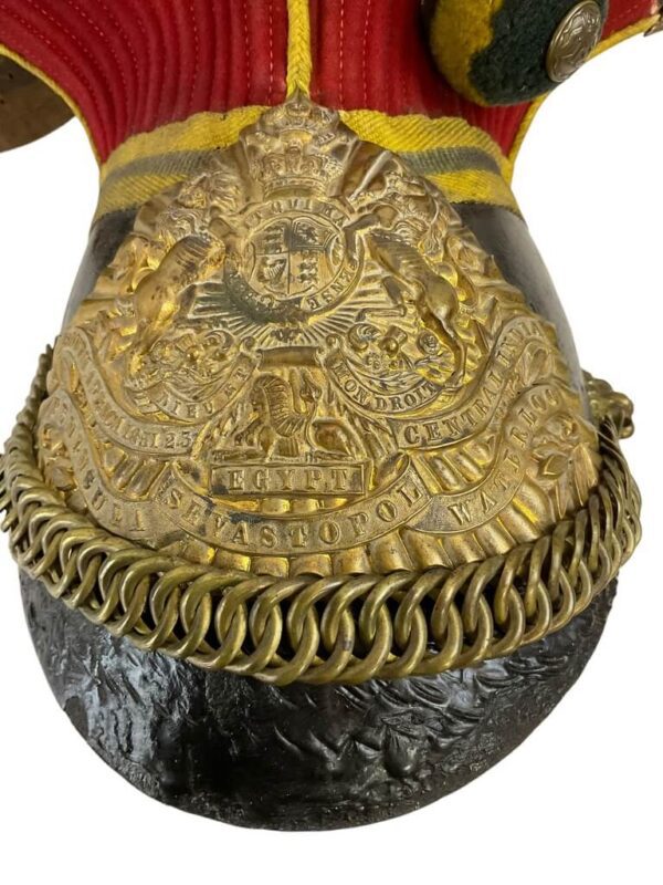 British Victorian 12th Lancers Czapka Helmet