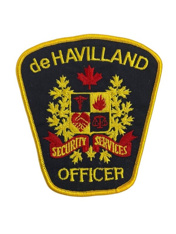 Canadian de Havilland Ontario Yellow Border Police Patch