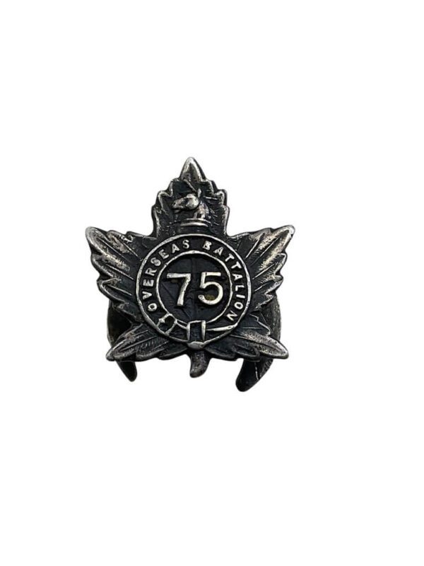 WW1 Canadian CEF 75th Battalion Sweetheart Badge