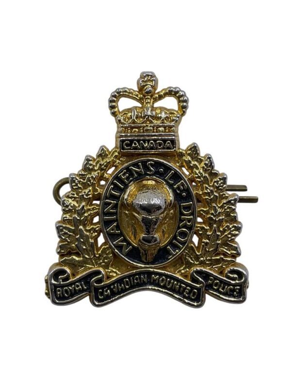 Royal Canadian Mounted Police RCMP Collar Insignia Single