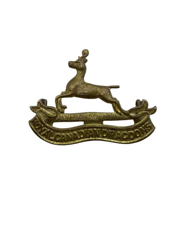 WW2 Canadian Royal Canadian Dragoons Cap Badge