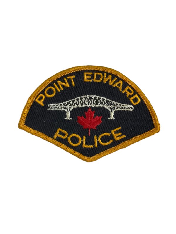 Canadian Point Edward Ontario Yellow Border Police Patch