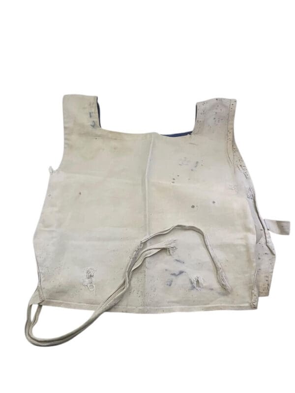 WW2 Era Canadian Navy RCN White Dickie Bib