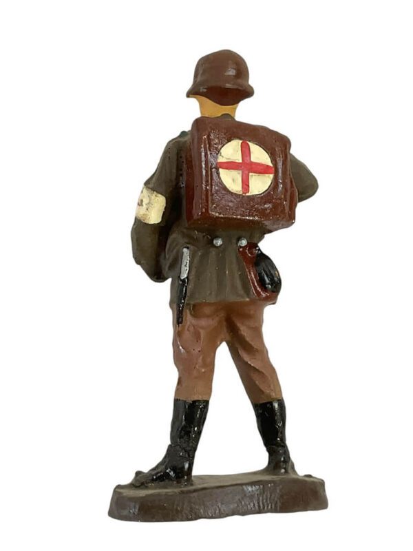 WW2 German Army Heer Medic With Canteen Elastolin Toy Soldier - Image 3