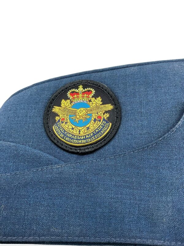 Royal Canadian Air Cadets Blue Wedge Cap with Badge Size 6 3/4 - Image 2