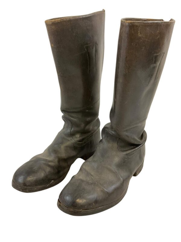 WW2 German Army EM Marching Boots "Jackboots" - Zipper Modified