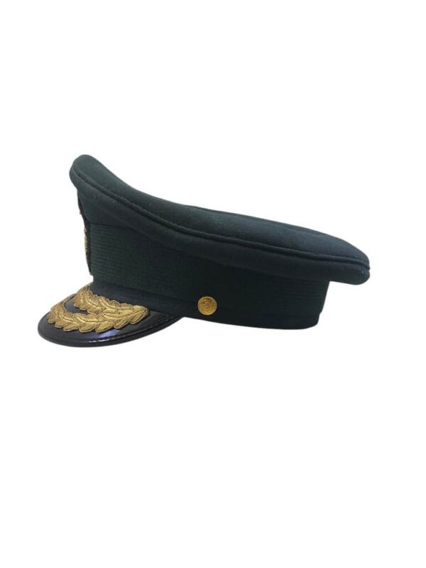 Canadian Forces Generals Peak Cap Hat Size 7 1/4 Missing Chin Strap - Image 6