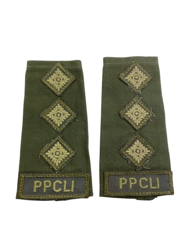 Canadian Forces PPCLI Captain OD Green Slip-On Pair