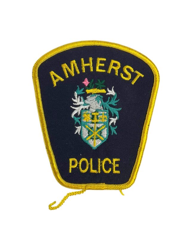 Canadian Amherst Nova Scotia Yellow Border Police Patch