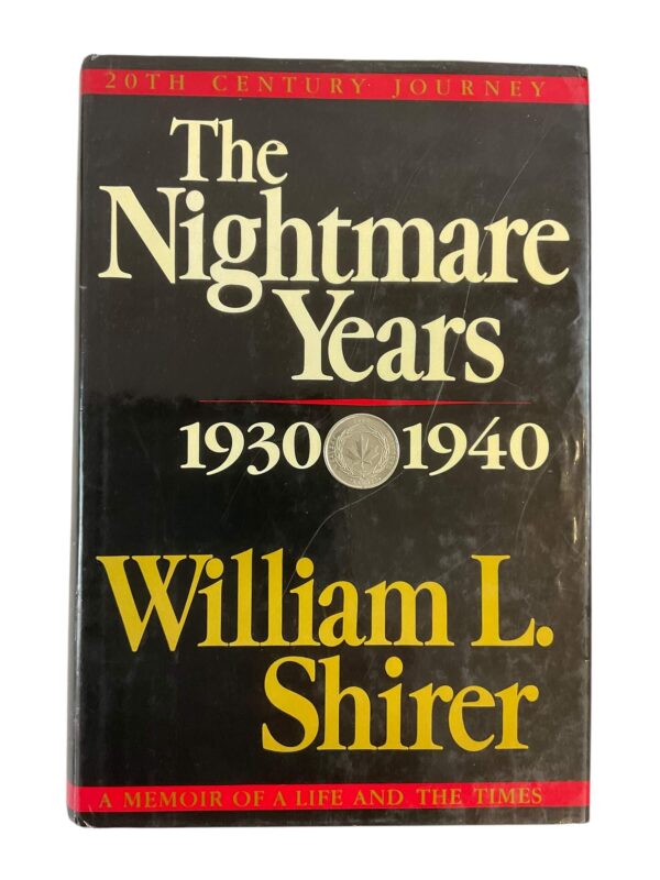 WW2 German The Nightmare Years 1930 to 1940 Used Hardcover Reference Book