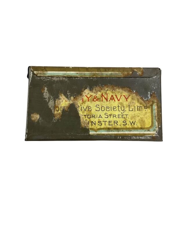 WW1 British Army and Navy Special Blend Cigarette Empty Tin Published - Image 3