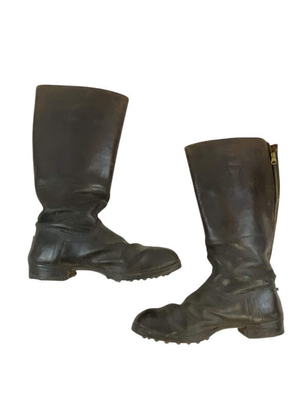 WW2 German Army EM Marching Boots "Jackboots" - Zipper Modified