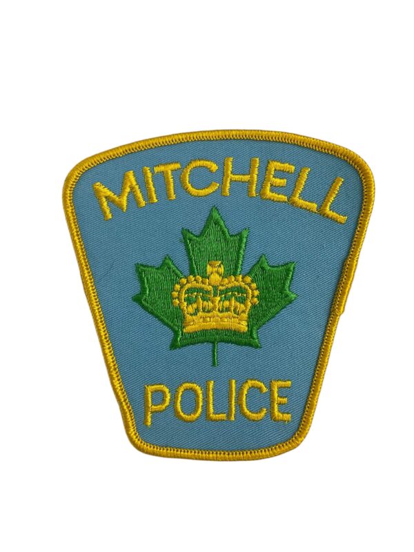 Canadian Mitchell Ontario Yellow Border Police Patch