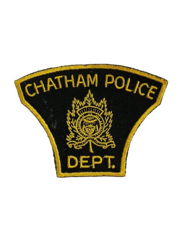 Canadian Chatham Ontario Yellow Border Police Patch