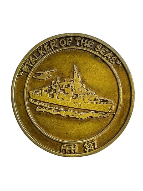 Canadian Navy HMCS FFH 337 Fredericton New Brunswick Challenge Coin - Image 2