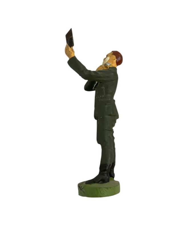 WW2 German Army Heer Man Shaving Elastolin Toy Soldier - Image 3