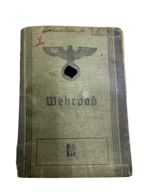 WW2 German Navy Kreigsmarine Identity Book Wehrpass