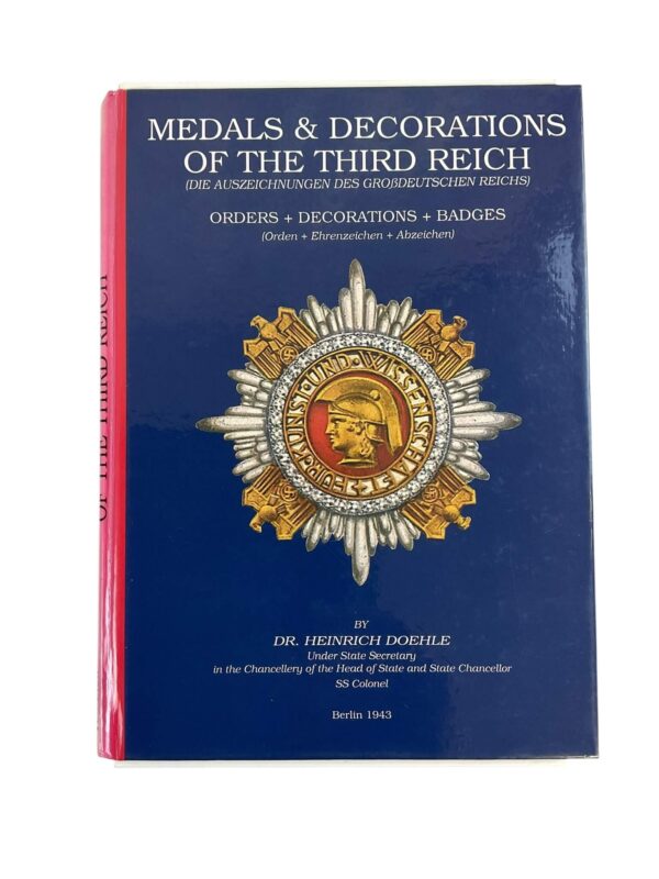 WW2 German Medals and Decorations of the Third Reich Used Hardcover Reference Book