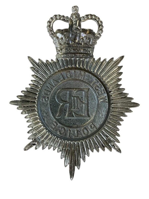 British West Midlands Police Helmet Plate - Image 2