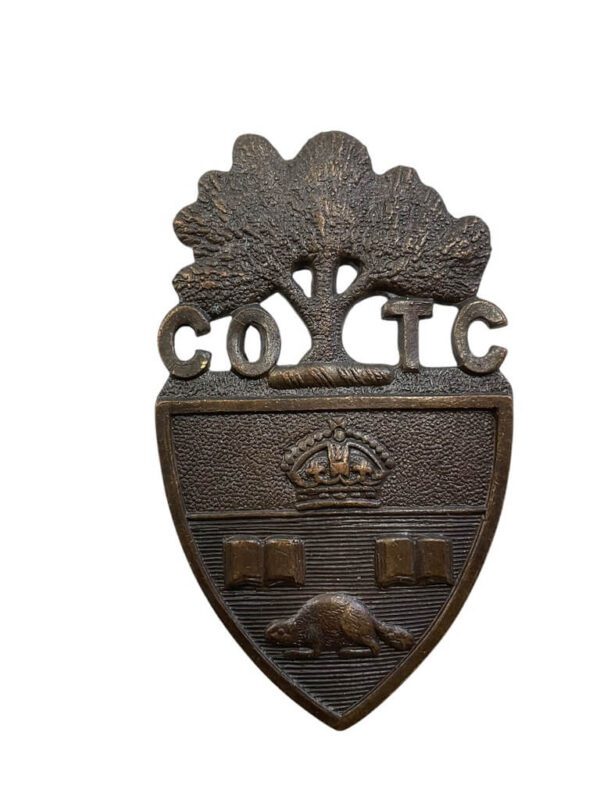 WW2 Canadian COTC University of Toronto Cap Badge