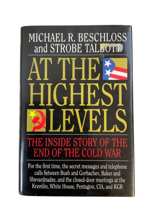 US Russian Cold War At the Highest Levels Hardcover Reference Book