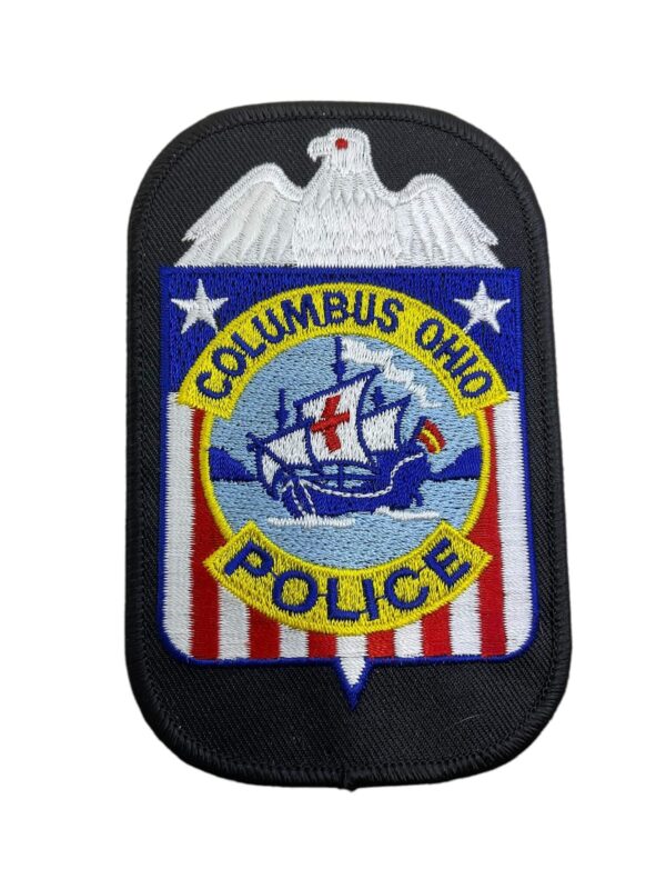 US Columbus Ohio Black Border Police Patch