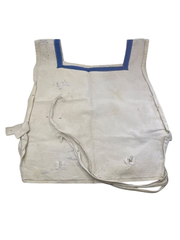 WW2 Era Canadian Navy RCN White Dickie Bib
