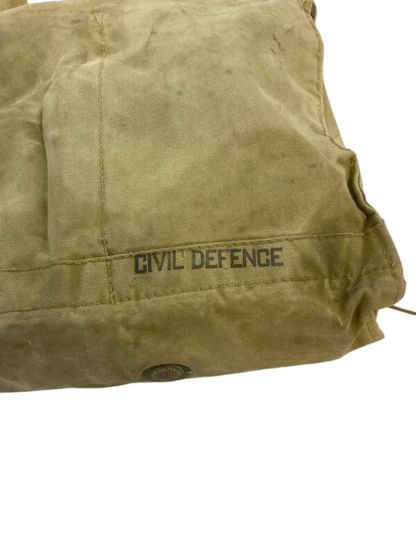 WW2 Canadian Home Front Civil Defence Respirator and Carrier Dated 1942 - Image 19