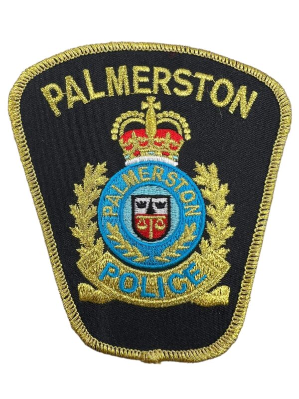 Canadian Palmerston Ontario Yellow Border Police Patch