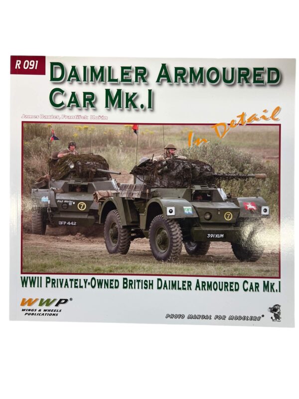 WW2 British Daimler Armoured Car Mk.1 WWP No R 091 New Softcover Reference Book