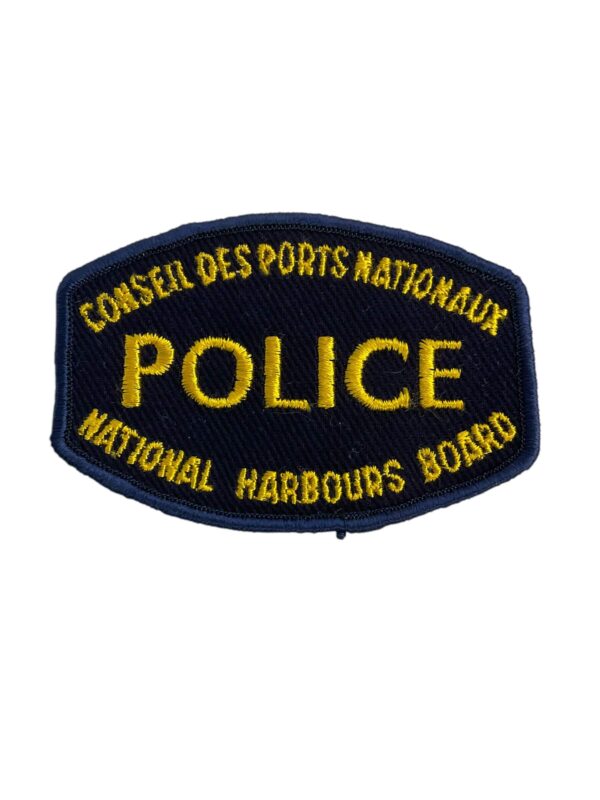 Canadian National Harbours Board Blue Border Police Patch