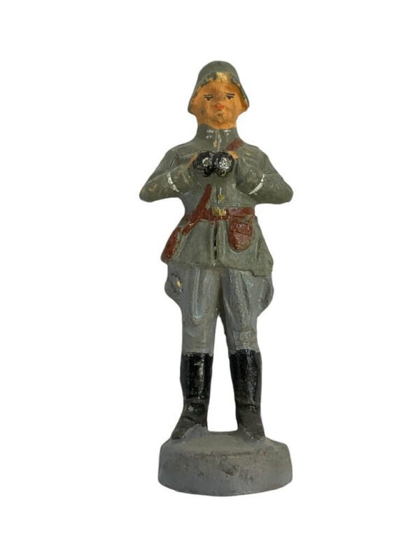 WW2 German Army Heer Officer With Binoculars Elastolin Toy Soldier 2