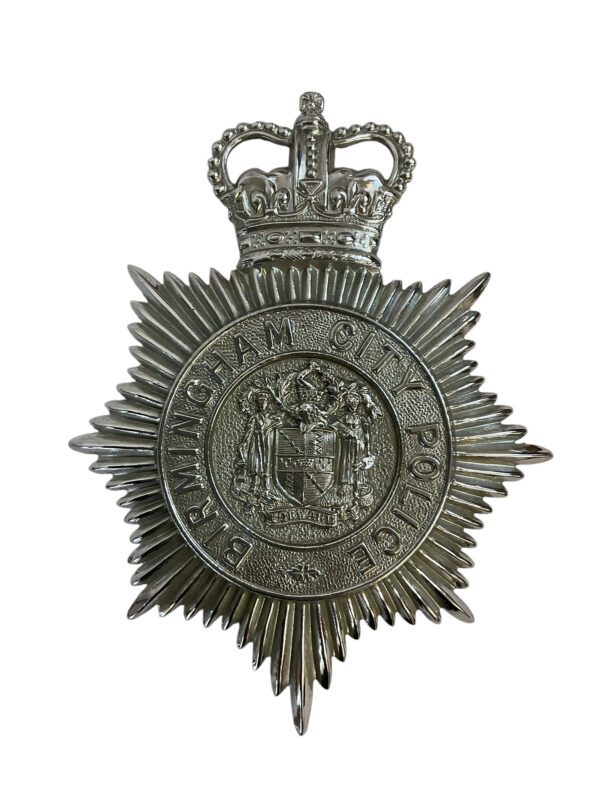 British Birmingham City Police Helmet Plate