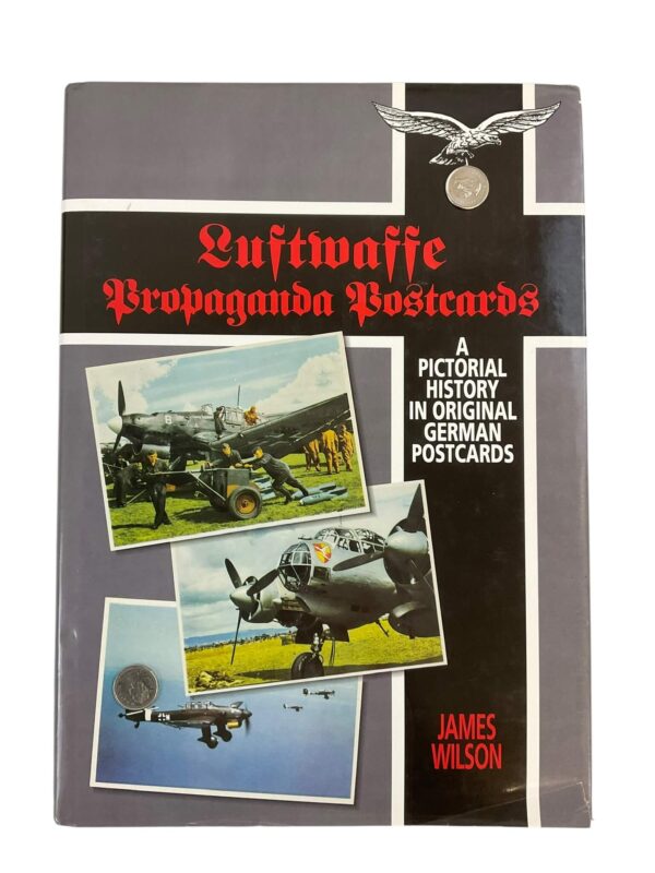 WW2 German Luftwaffe Propaganda Postcards Pictorial History Used Hardcover Reference Book