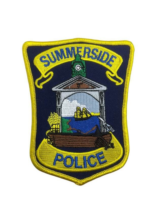 Canadian Summerside Prince Edward Island Yellow Border Police Patch