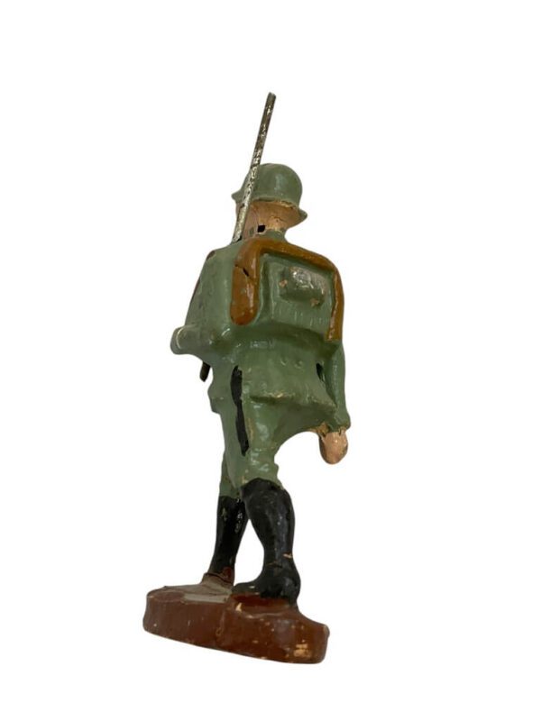 WW2 German Army Heer Rifleman Marching Elastolin Toy Soldier 2 - Image 3