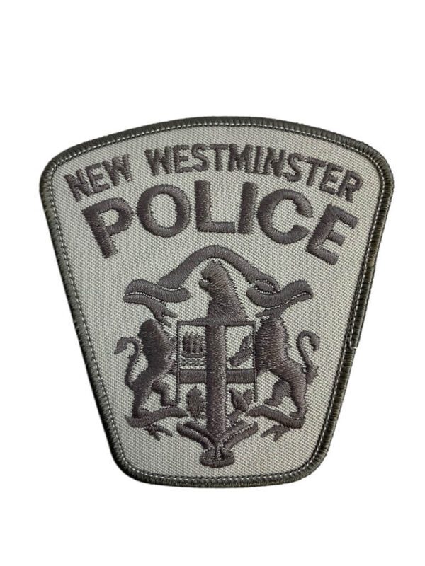 Canadian New Westminster British Columbia Grey Border ETF Police Patch