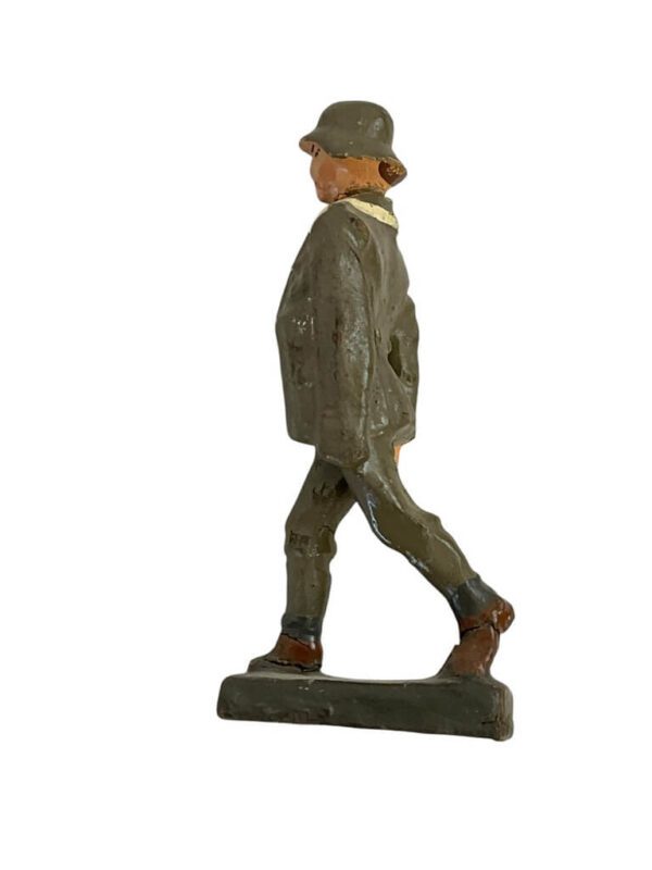 WW2 German Army Heer Man With Wounded Arm Lineol Toy Soldier