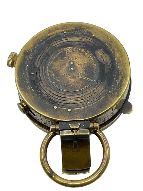 WW1 British BEF Officers Compass in Case Dated 1916 - Image 3