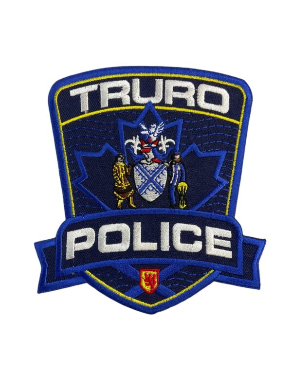 Canadian Truro Nova Scotia Blue Border Police Patch