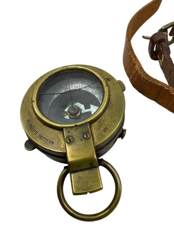 WW1 British BEF Officers Compass in Case Dated 1916 - Image 2